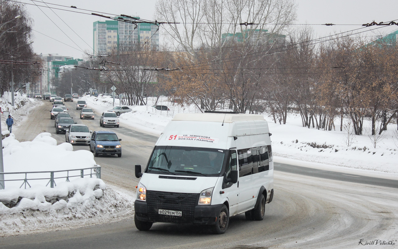 Новосибирская область, Нижегородец-222709  (Ford Transit) № В 029 ЕМ 154