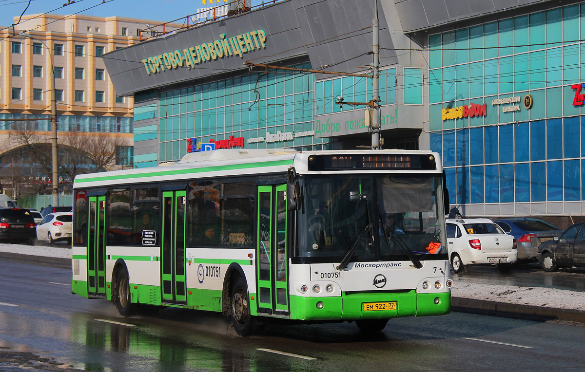 Москва, ЛиАЗ-5292.21 № 010751