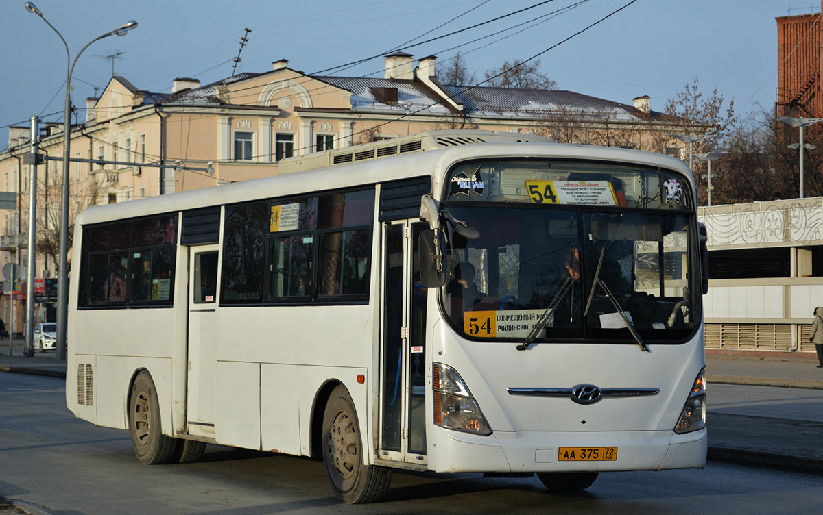 Тюменская область, Hyundai New Super AeroCity 1F/L № АА 375 72