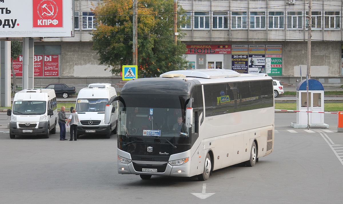 Chelyabinsk region, Zhong Tong LCK6127H ComPass # Е 892 ОХ 174