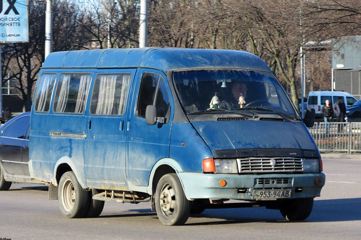 Dnepropetrovsk region, GAZ-2705 # 953-94 АВ