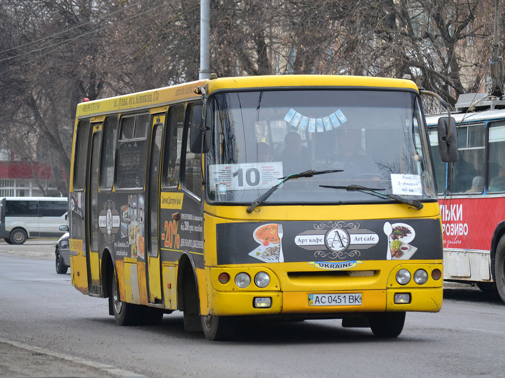 Волынская область, Богдан А09202 (ЛуАЗ) № AC 0451 BK