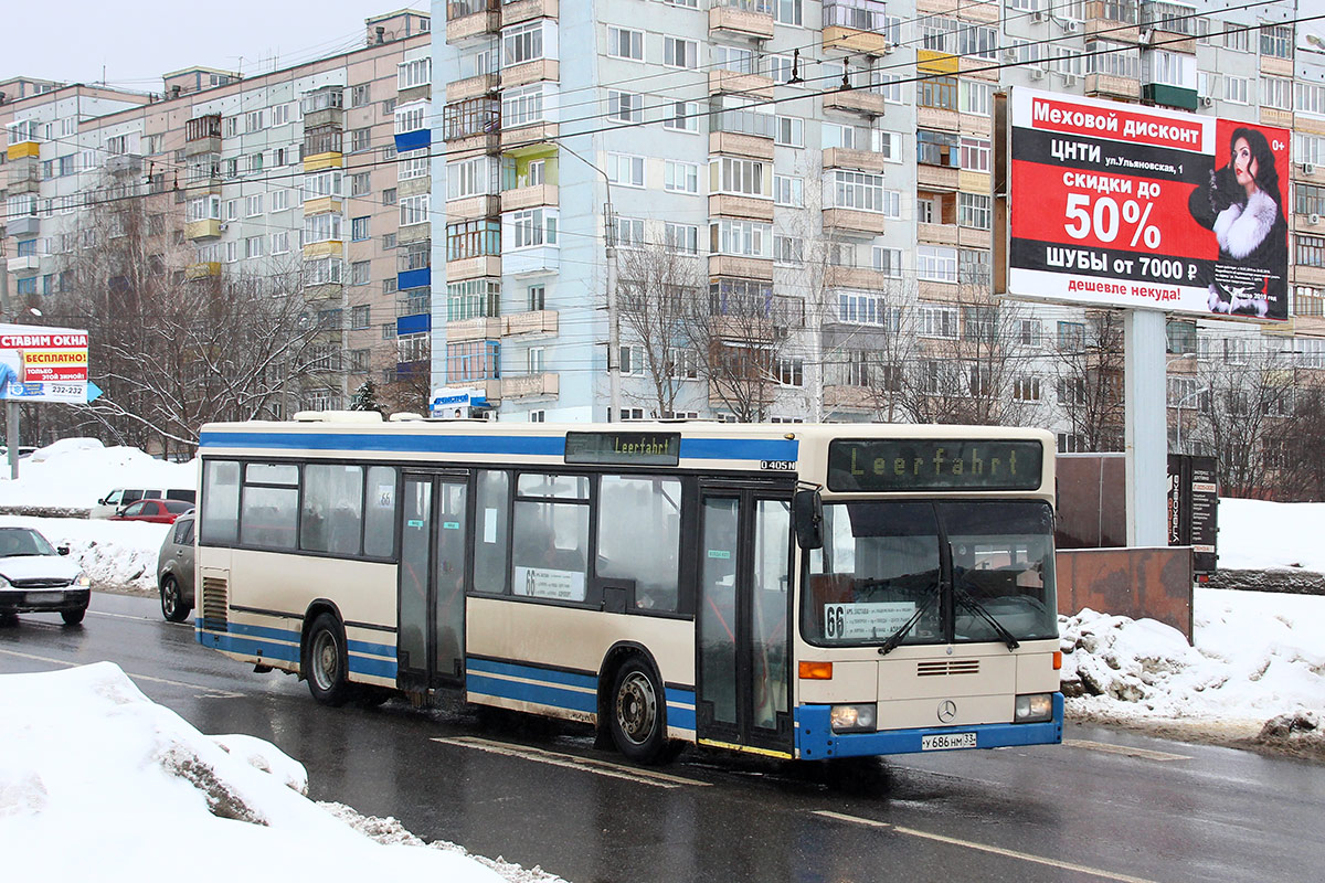 Penza region, Mercedes-Benz O405N2 č. У 686 НМ 33