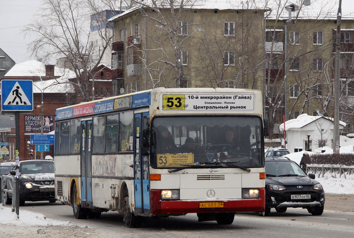 Пермский край, Mercedes-Benz O405 № АС 681 59