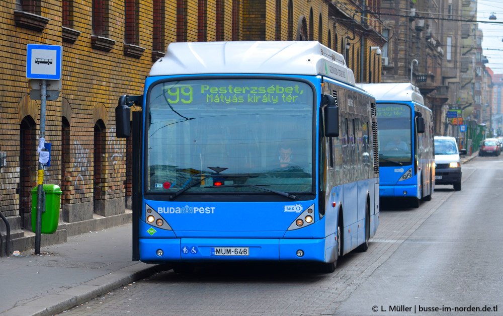 Венгрия, Van Hool New A330 CNG № MUM-648