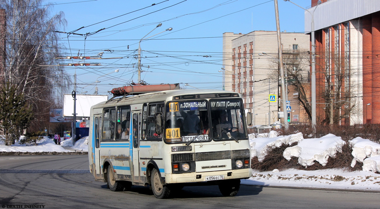 Томская область, ПАЗ-32054 № К 056 ЕС 70