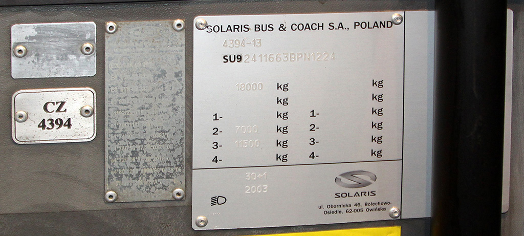 Чехия, Solaris Urbino II 12 № 1997