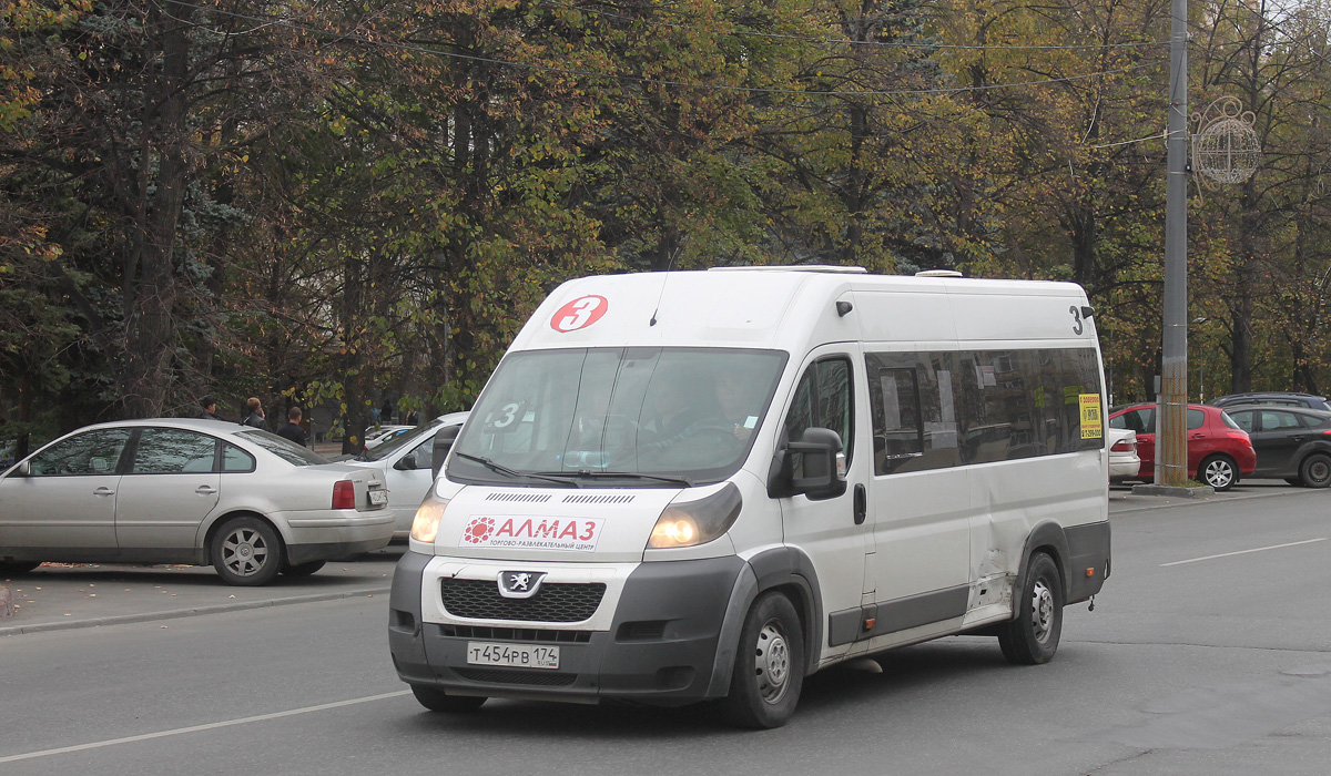 Челябинская область, Нижегородец-2227SK (Peugeot Boxer) № Т 454 РВ 174