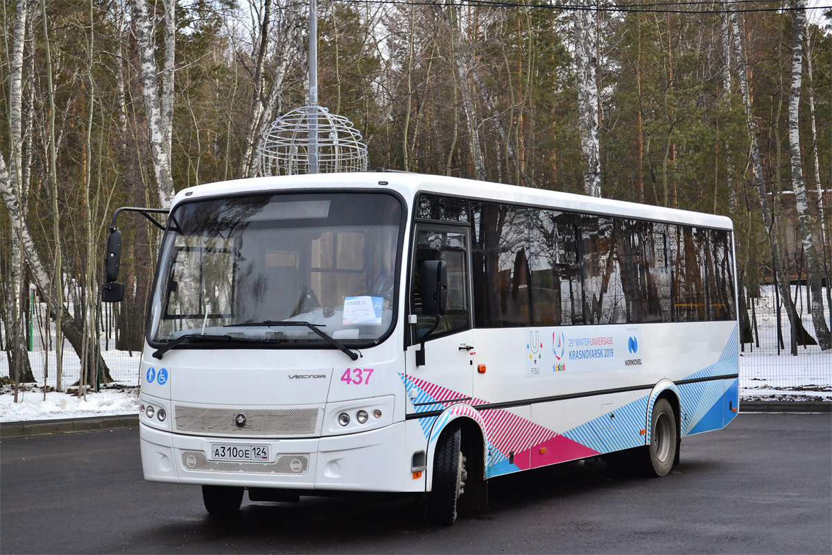 Krasnoyarsk region, PAZ-320414-04 "Vektor" (1-2) # 437