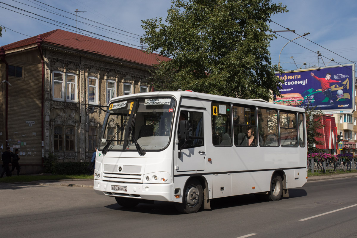 Томская область, ПАЗ-320302-12 № Е 853 КВ 70