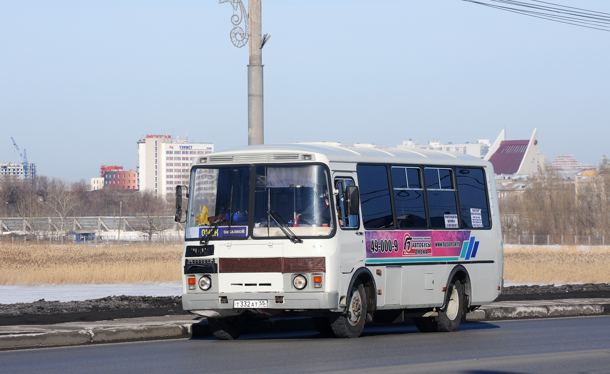 Омская область, ПАЗ-32053 № Т 332 АТ 55
