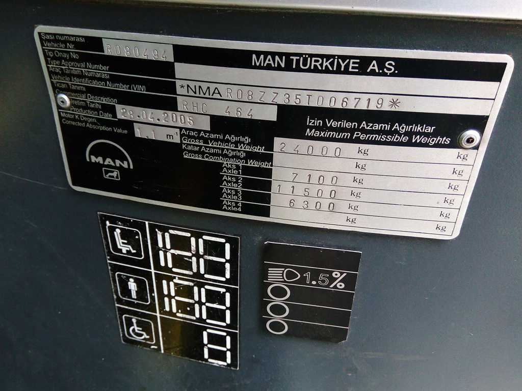 Киев, MAN R08 Fortuna Mega RHC464 № AA 0101 AA