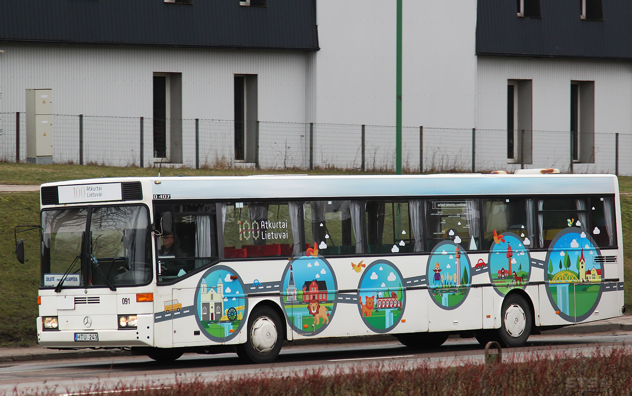 Литва, Mercedes-Benz O407 № 091