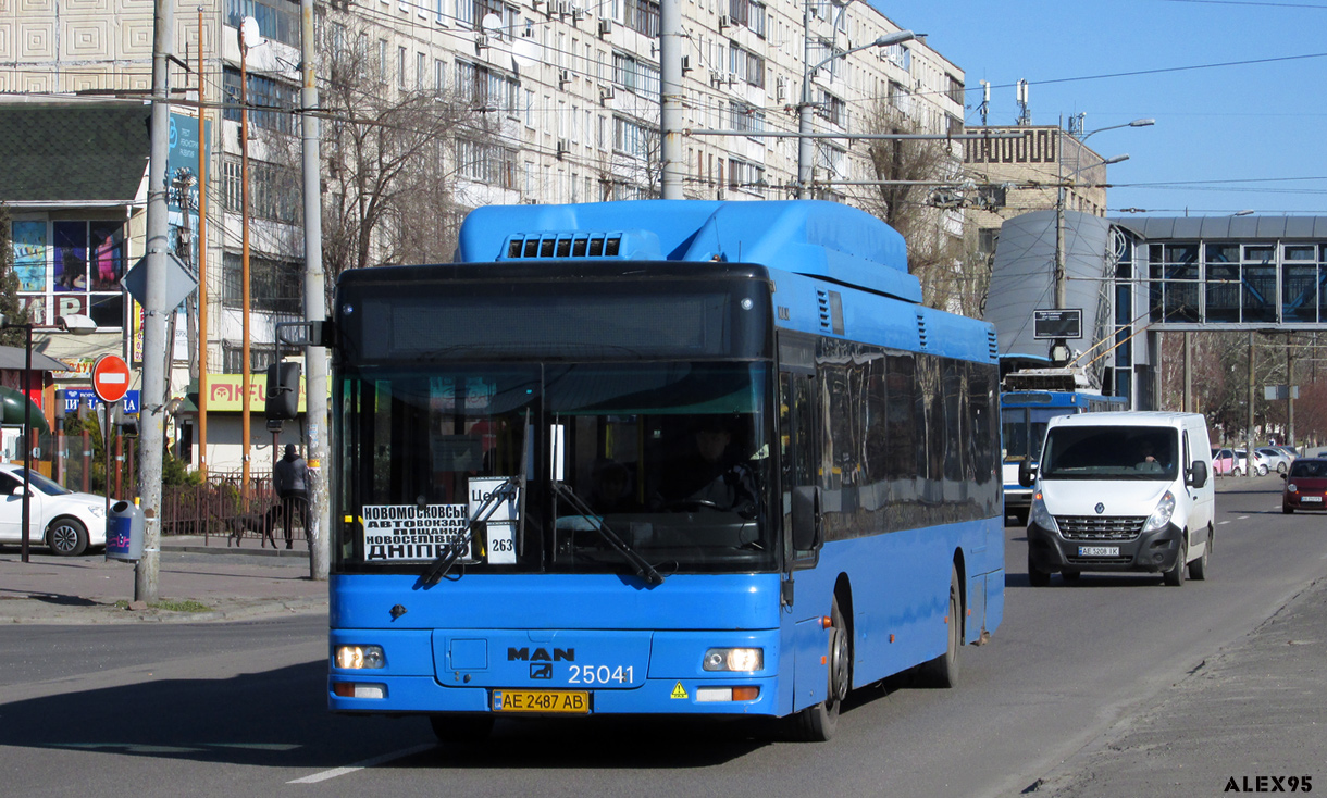 Днепропетровская область, MAN A21 NL313 CNG № AE 2487 AB