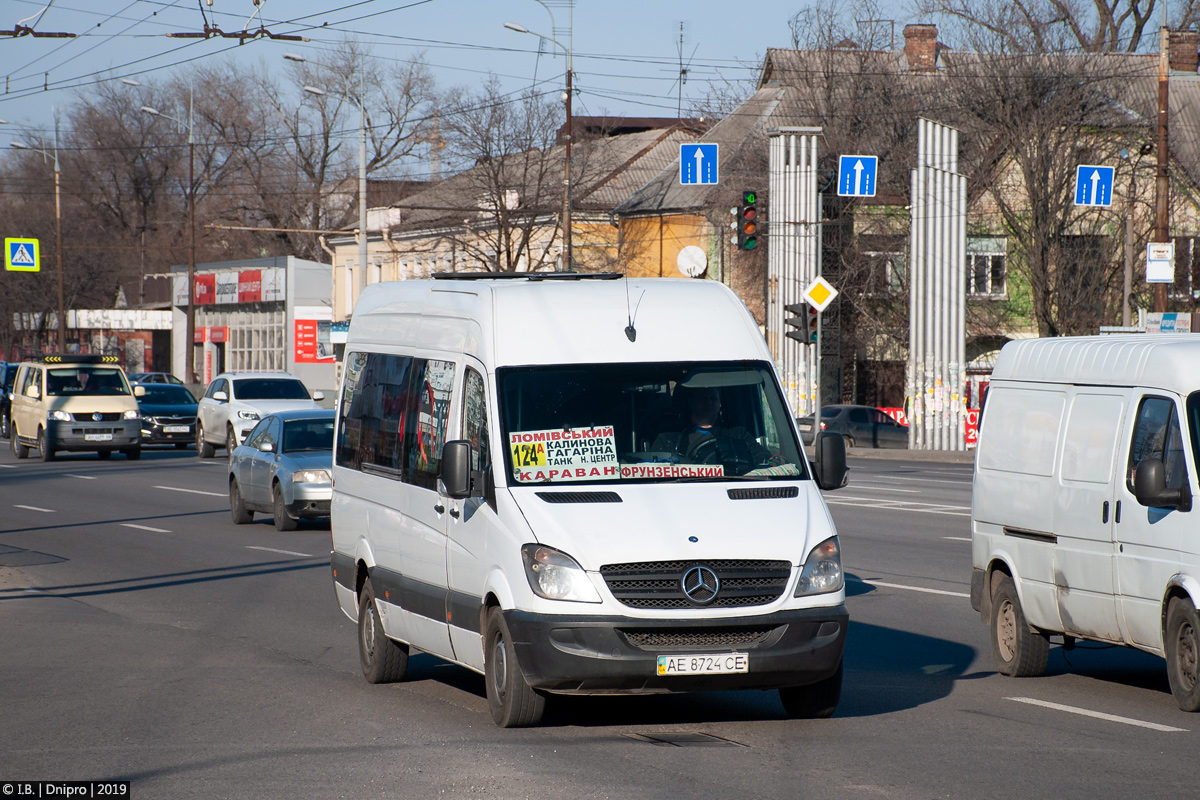 Днепропетровская область, Mercedes-Benz Sprinter W906 313CDI № AE 8724 CE