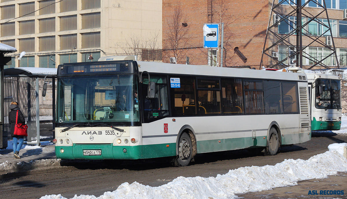 Санкт-Петербург, ЛиАЗ-5292.60 № 5535