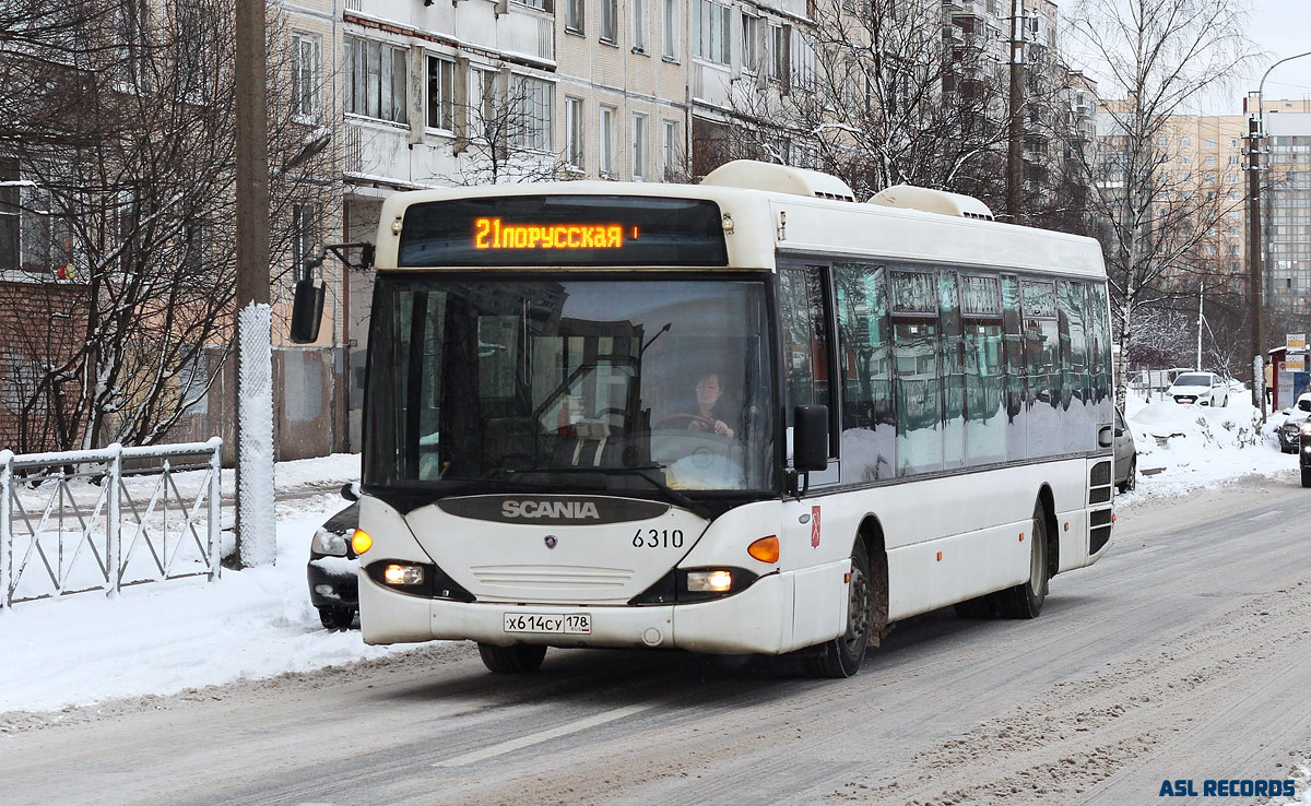 Санкт-Петербург, Scania OmniLink I (Скания-Питер) № 6310