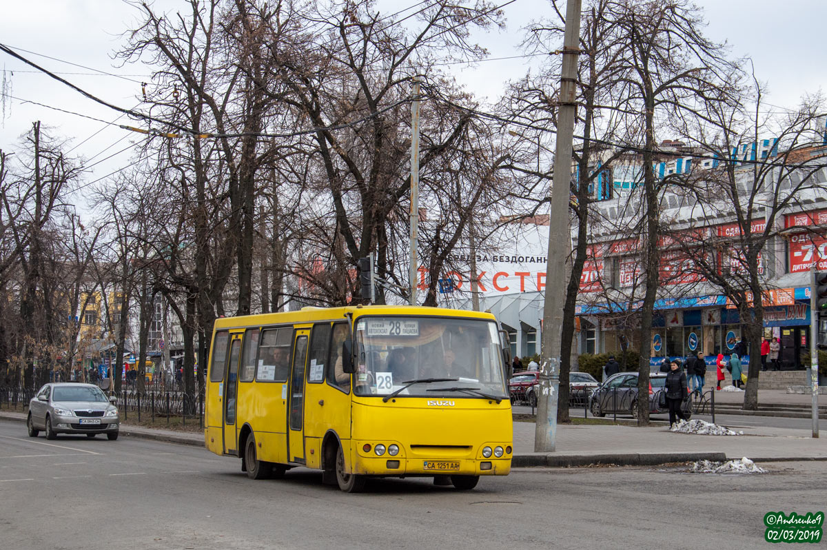 Черкасская область, Богдан А09202 (ЛуАЗ) № CA 1251 AA