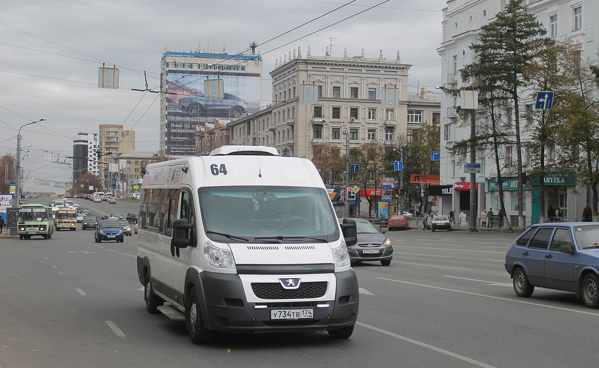 Челябинская область, Нижегородец-2227SK (Peugeot Boxer) № У 734 ТВ 174