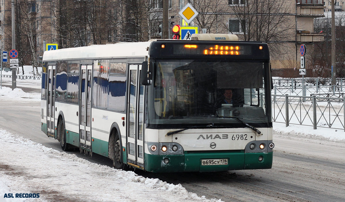 Санкт-Петербург, ЛиАЗ-5292.60 № 6982