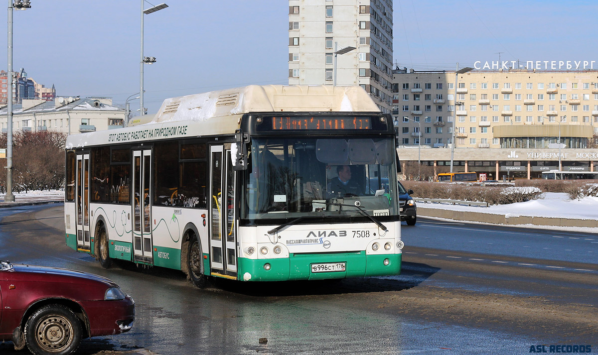 Санкт-Петербург, ЛиАЗ-5292.71 № 7508