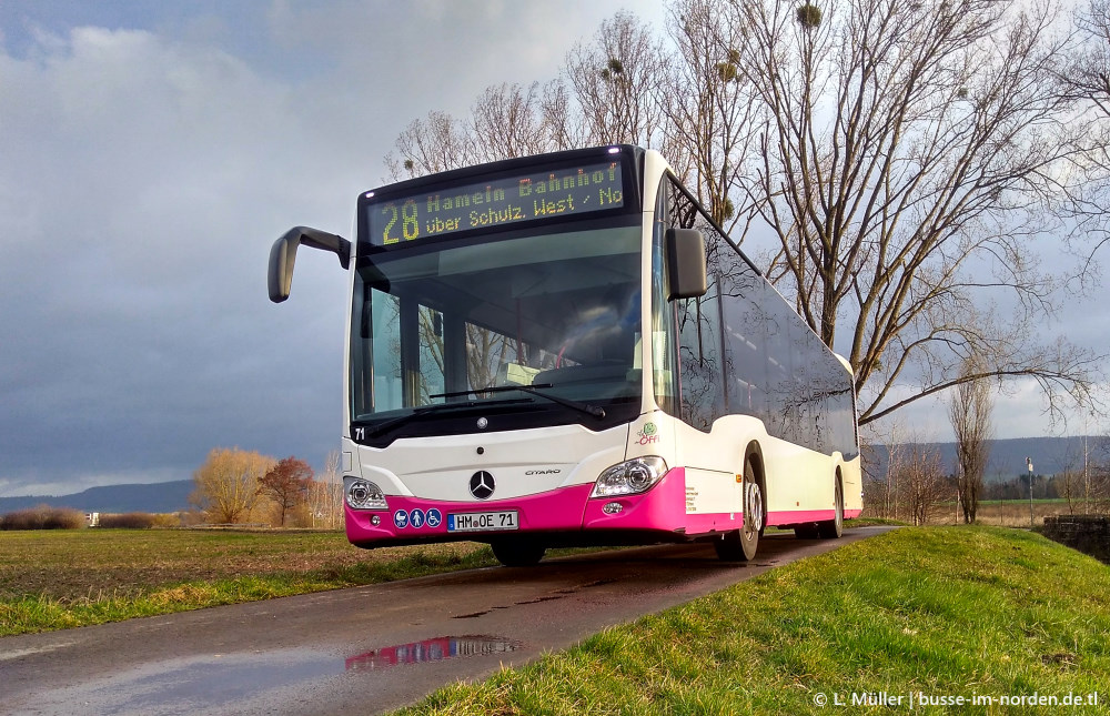 Нижняя Саксония, Mercedes-Benz Citaro C2 hybrid № 71