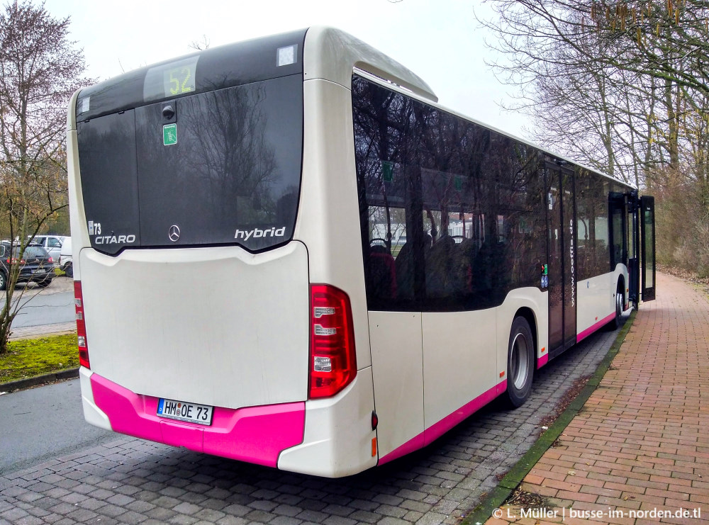 Нижняя Саксония, Mercedes-Benz Citaro C2 hybrid № 73