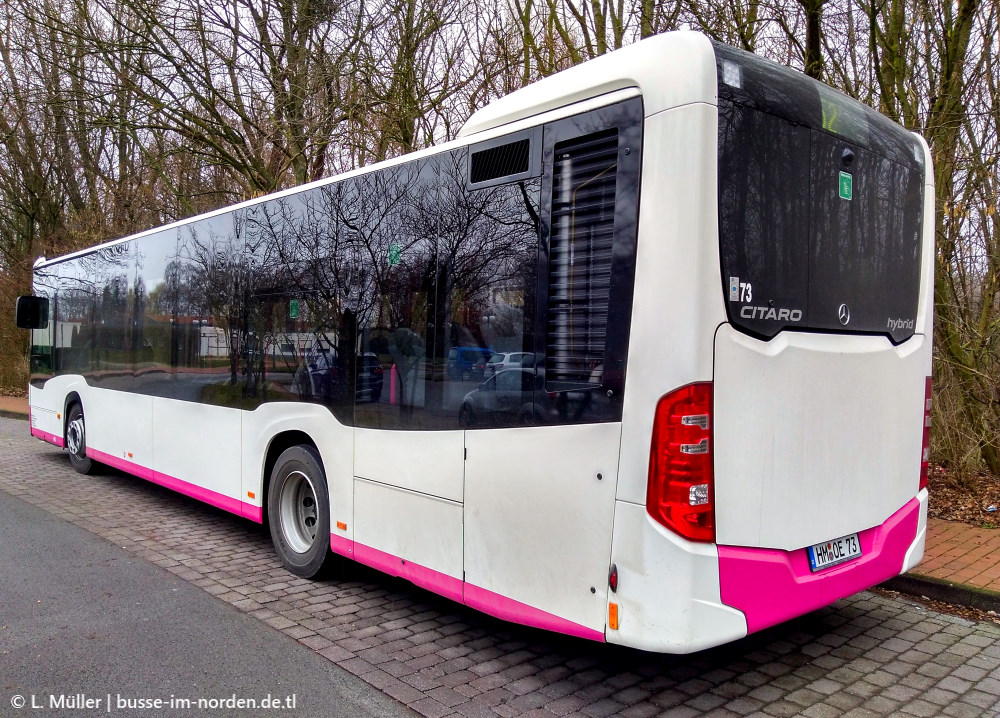 Нижняя Саксония, Mercedes-Benz Citaro C2 hybrid № 73