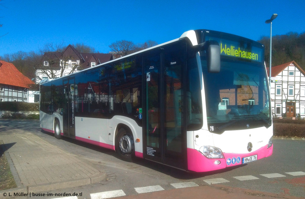 Нижняя Саксония, Mercedes-Benz Citaro C2 hybrid № 76