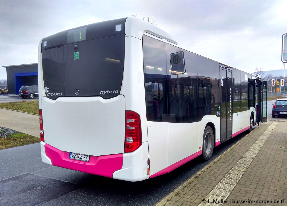 Нижняя Саксония, Mercedes-Benz Citaro C2 hybrid № 77