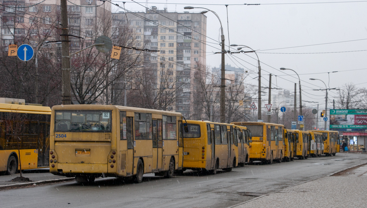 Kyiv, Bogdan A1445 # 2856; Kyiv — Autostations, terminal stations and sharp turns rings; Kyiv — Miscellaneous photos