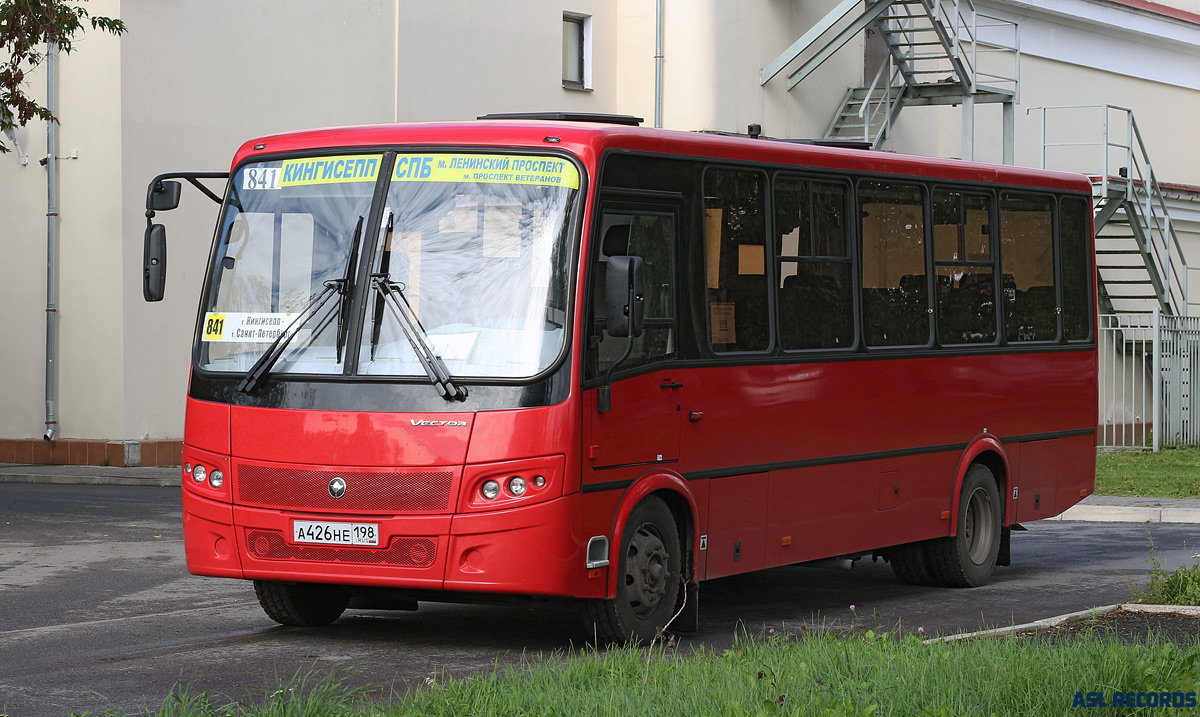 Ленинградская область, ПАЗ-320412-04 "Вектор" № А 426 НЕ 198