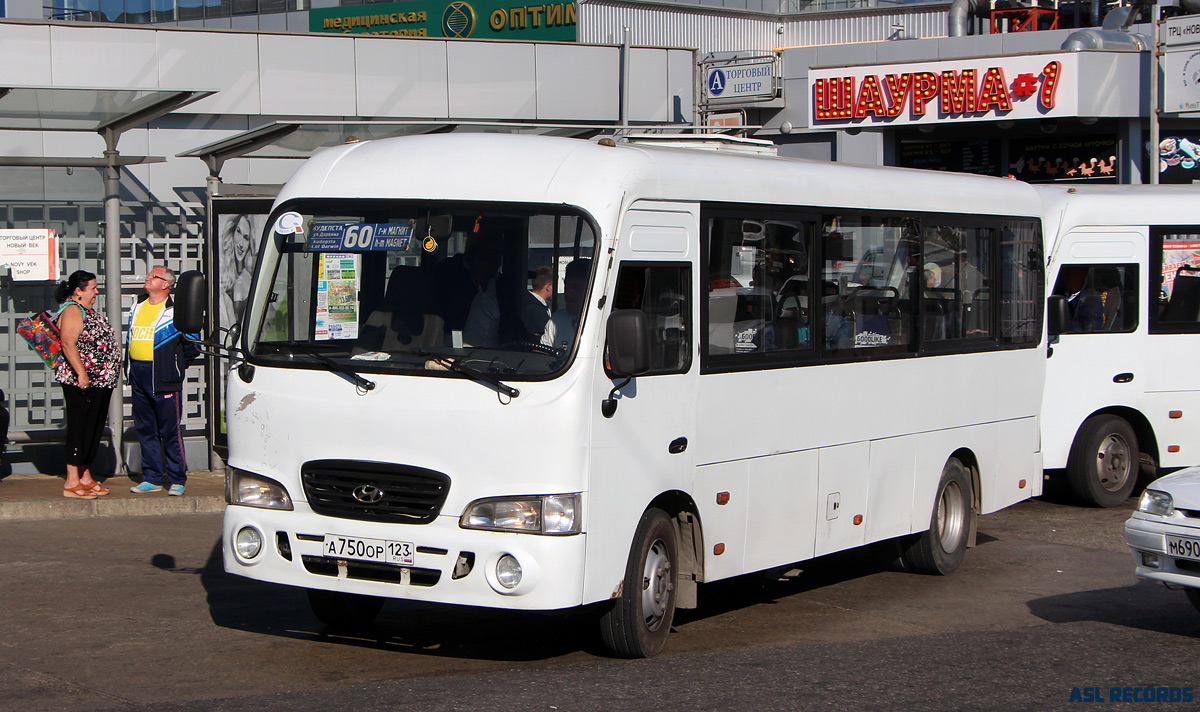 Краснодарский край, Hyundai County LWB C09 (ТагАЗ) № А 750 ОР 123