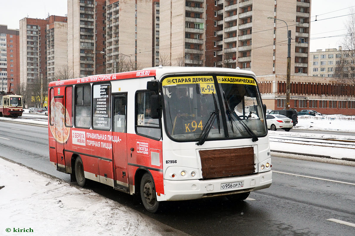 Санкт-Петербург, ПАЗ-320402-05 № О 956 ОР 47