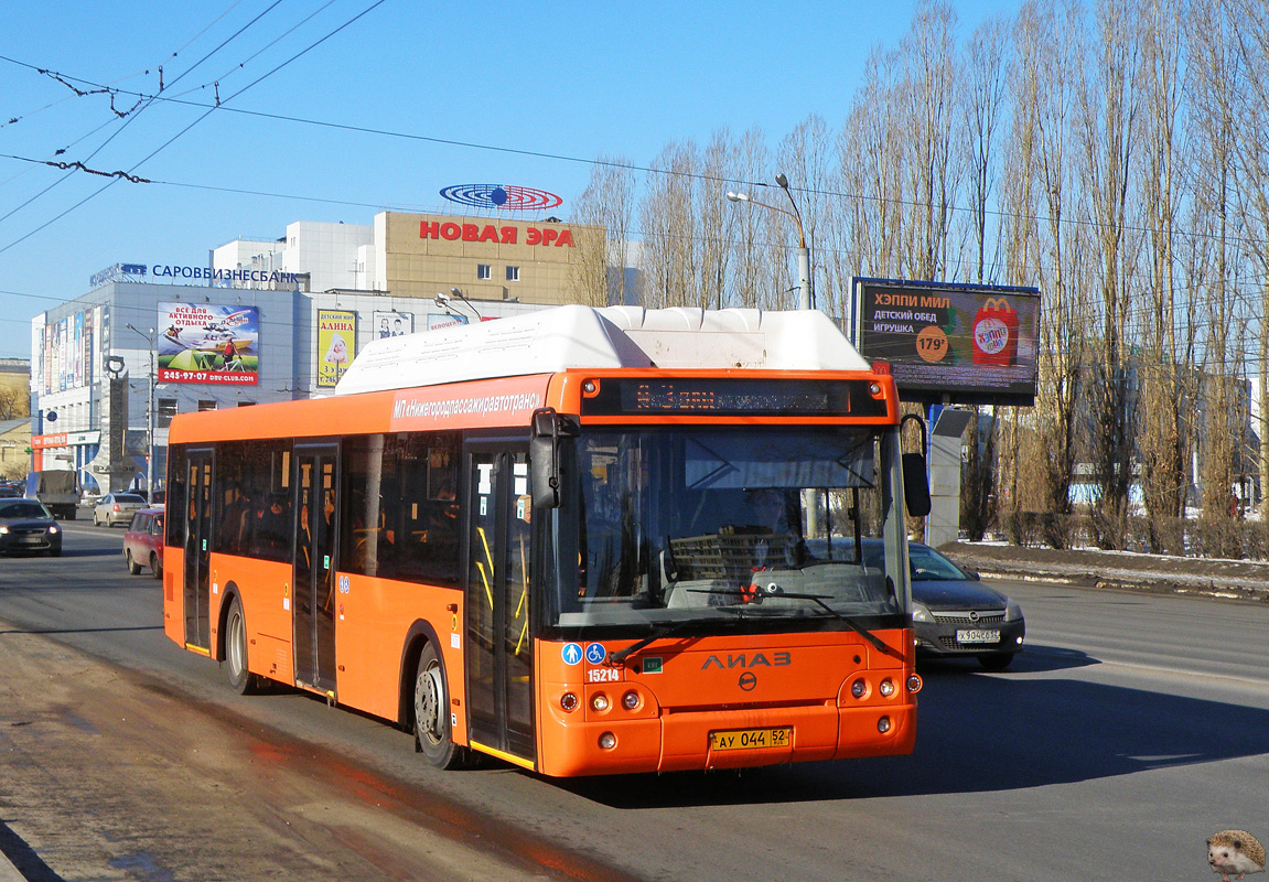 Нижегородская область, ЛиАЗ-5292.67 (CNG) № 15214