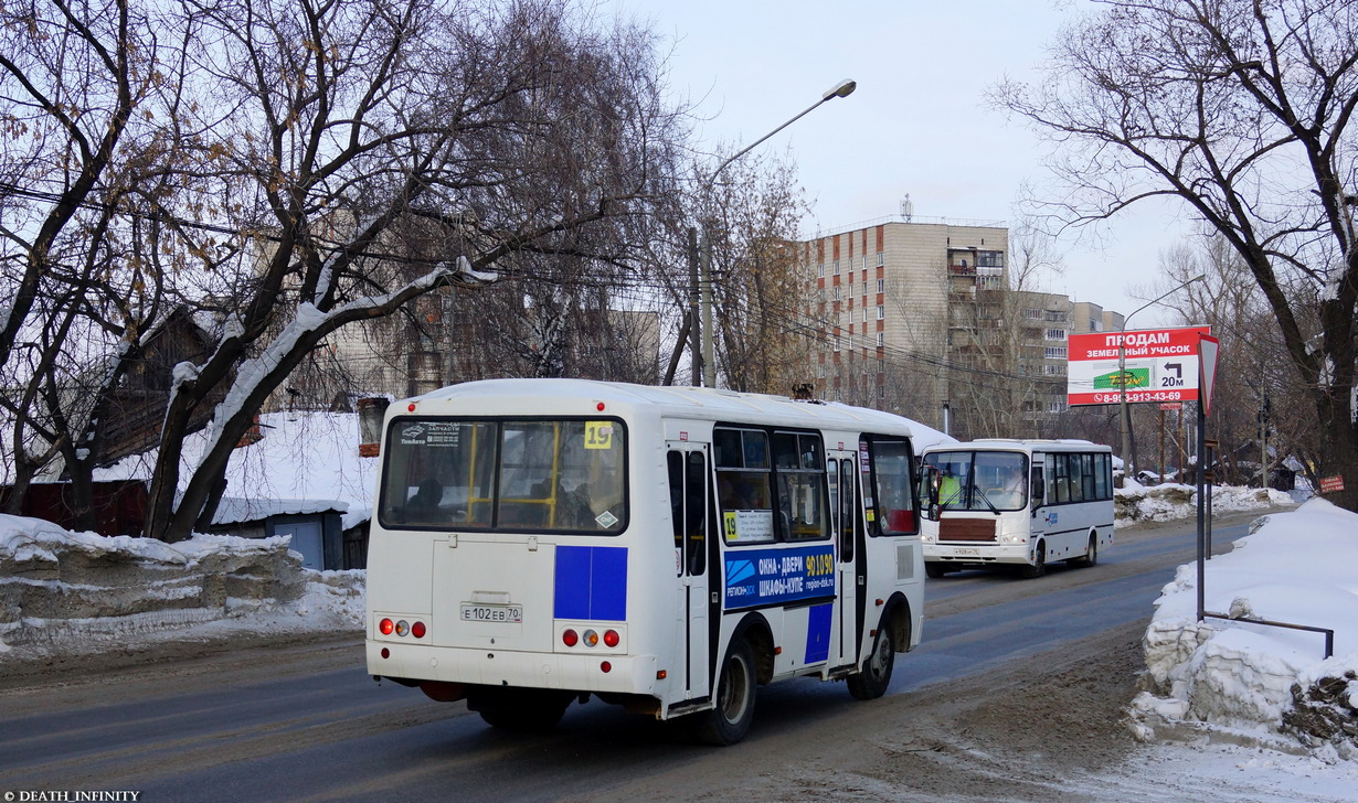 Томская область, ПАЗ-32054 № Е 102 ЕВ 70