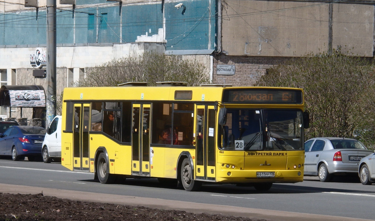 Санкт-Петербург, МАЗ-103.485 № В 611 РР 178