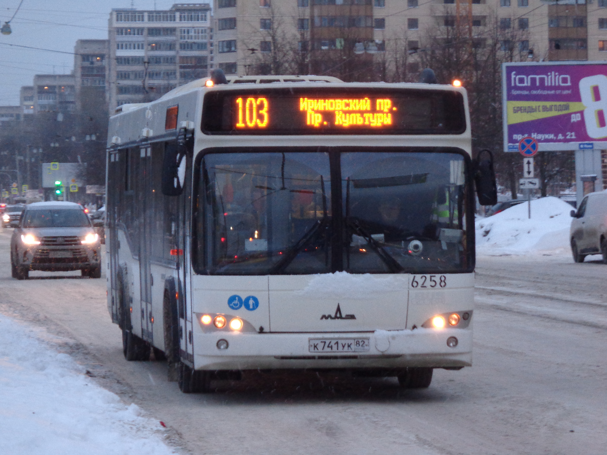 Санкт-Петербург, МАЗ-103.486 № 6258