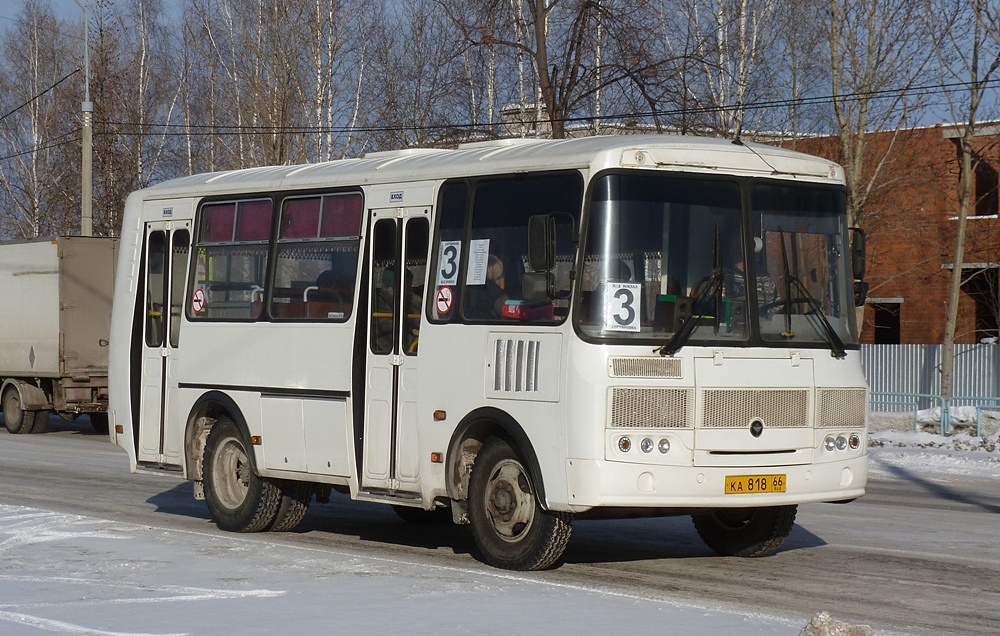 Свердловская область, ПАЗ-32054-110-07 № КА 818 66