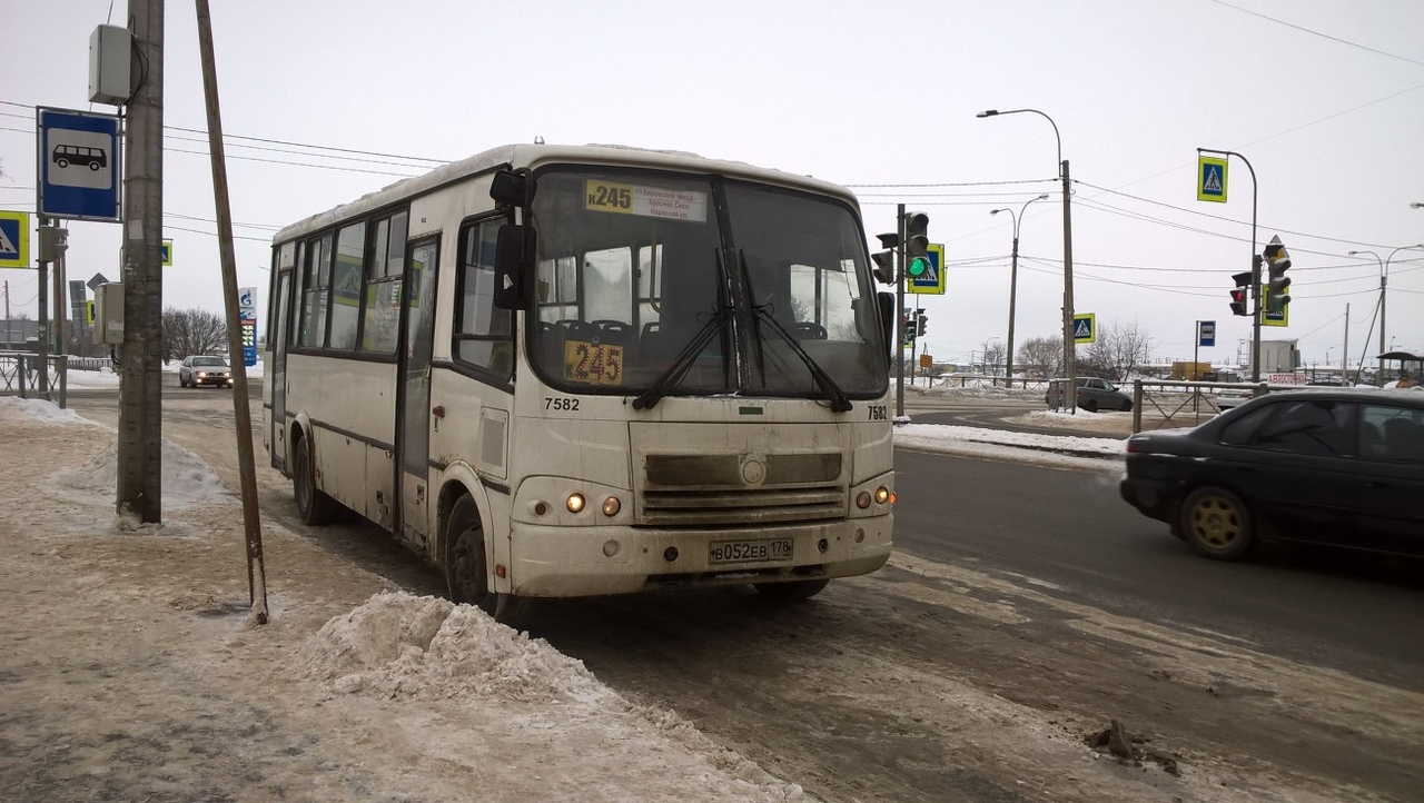 Санкт-Петербург, ПАЗ-320412-05 № 7582