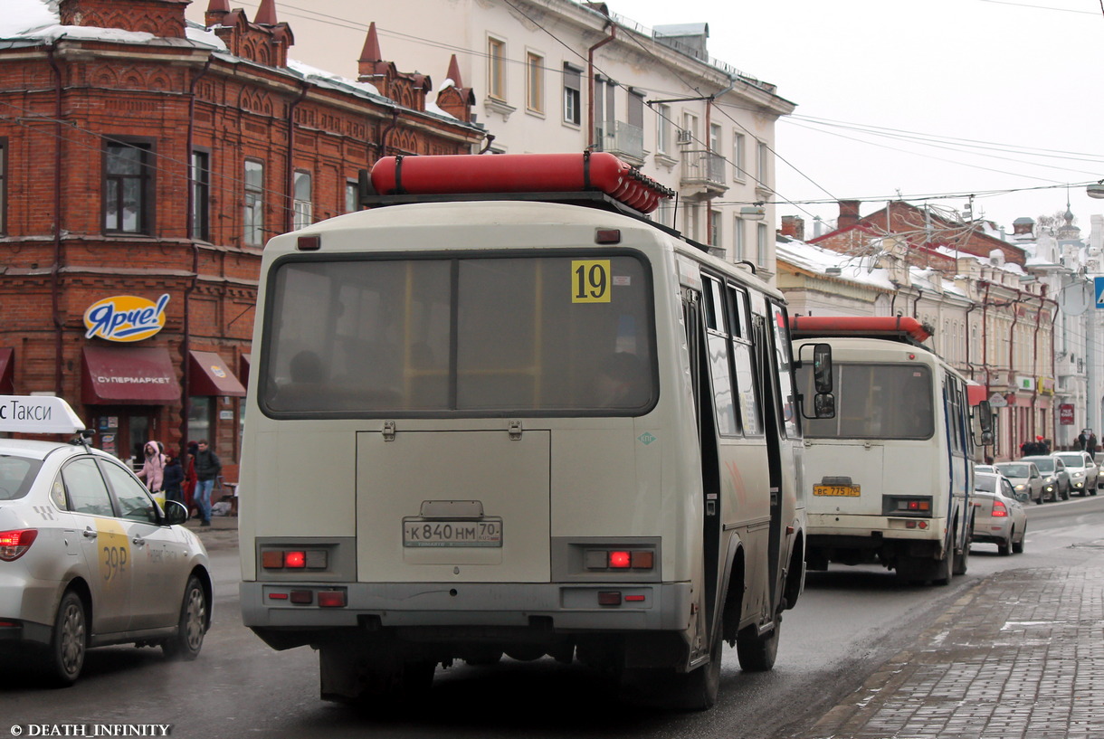 Томская область, ПАЗ-32054 № К 840 НМ 70