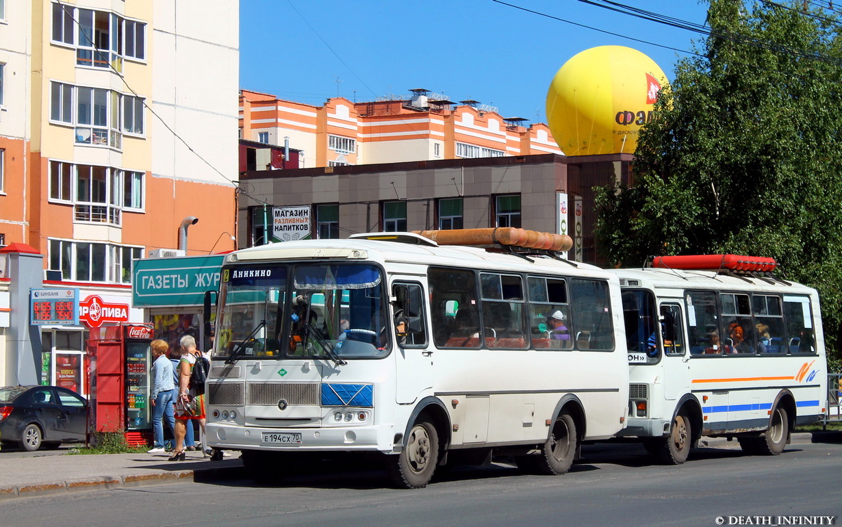 Томская область, ПАЗ-32054 № Е 194 СХ 70