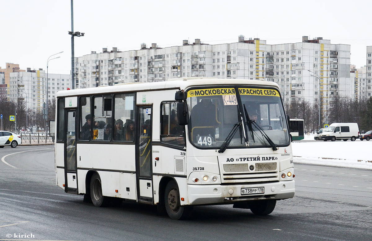 Санкт-Петербург, ПАЗ-320402-05 № В 738 РР 178