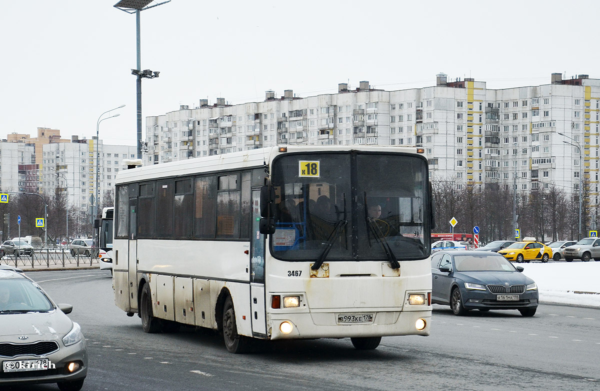 Ленинградская область, ЛиАЗ-5256.58 № 3467