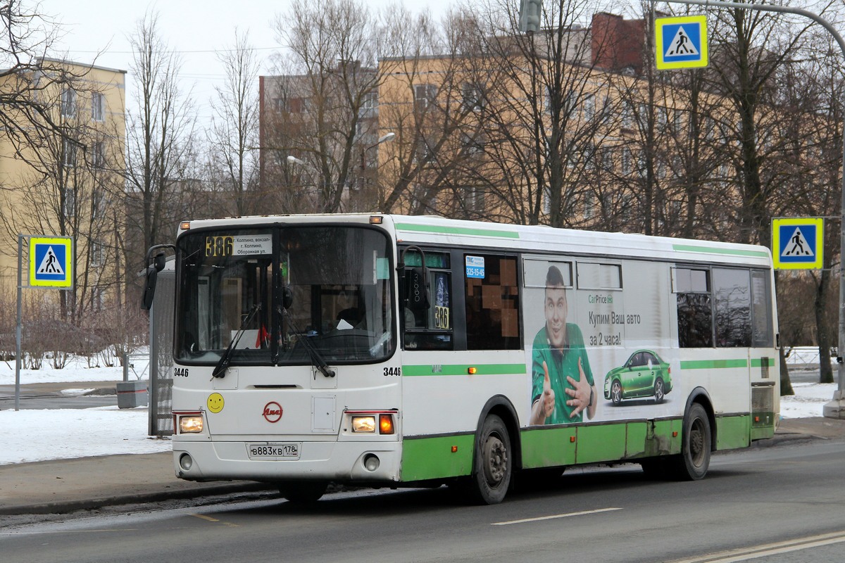 Sankt Petersburg, LiAZ-5293.53 Nr. 3446