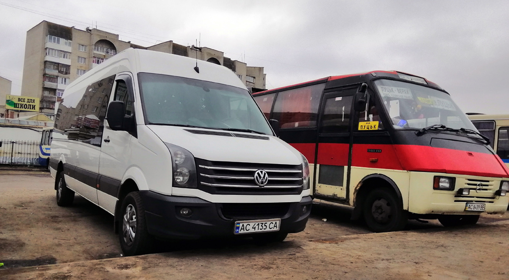 Волынская область, Volkswagen Crafter № AC 4135 CA