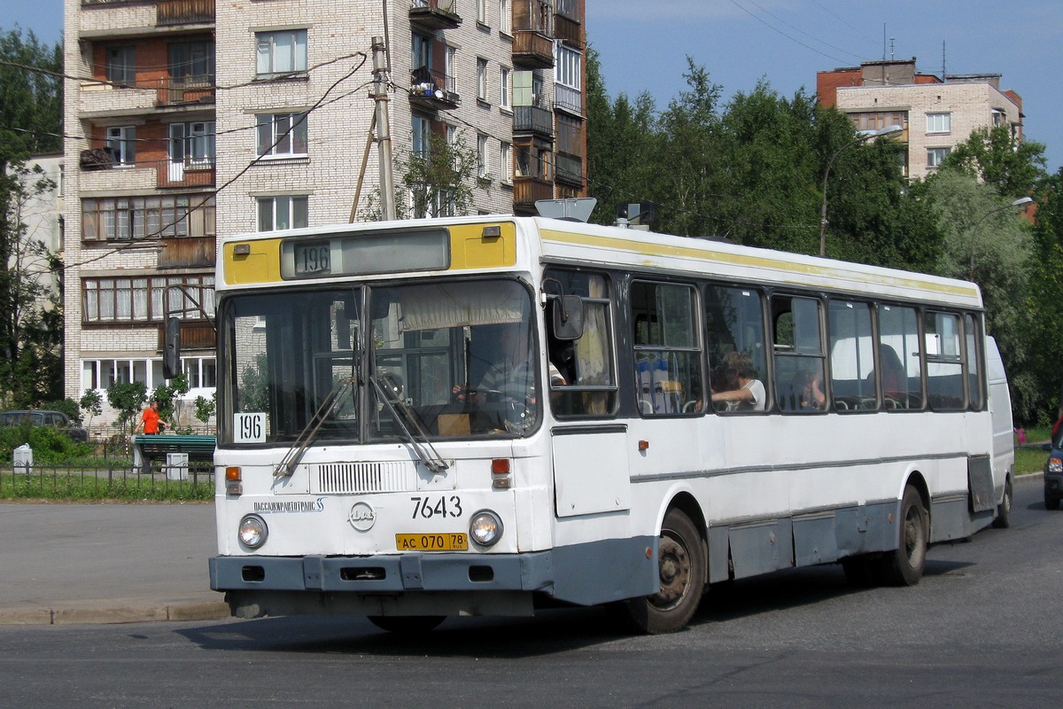 Санкт-Петербург, ЛиАЗ-5256.00 № 7643