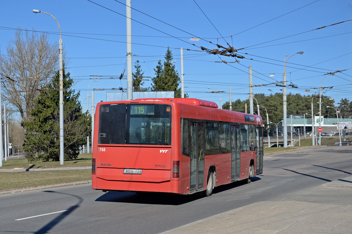 Литва, Volvo 7700 № 755