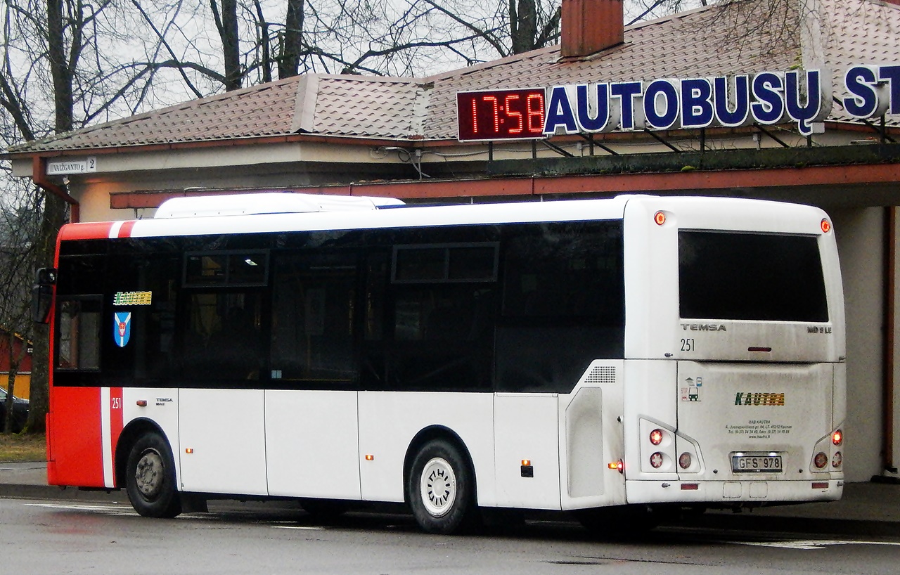 Литва, TEMSA MD9 LE № 251