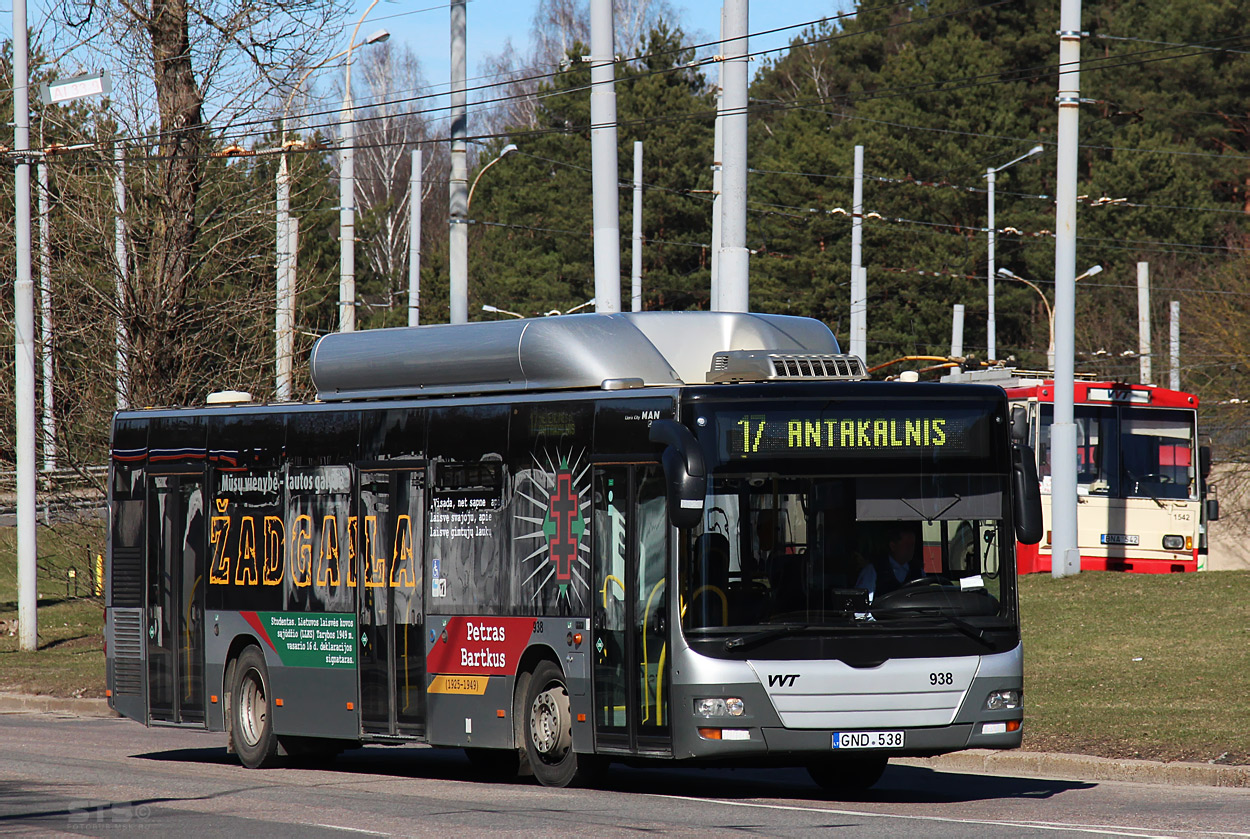 Литва, MAN A21 Lion's City NL273 CNG № 938